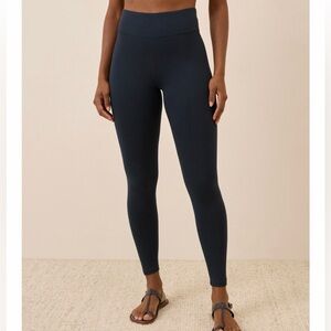 NEW Pact Organic On the Go To Legging Midnight Blue